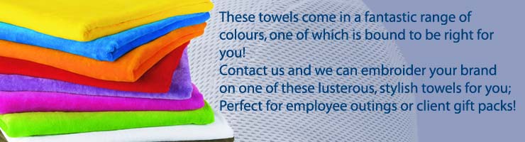 Colourful towels