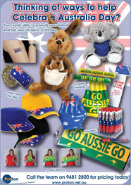 Australia Day promotional products